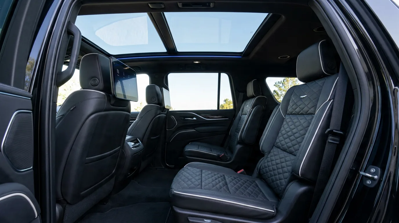 Cadillac Escalade, Rear Cabin Interior