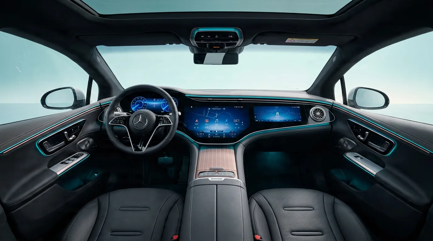 Mercedes-Benz EQS, Front Cabin Interior